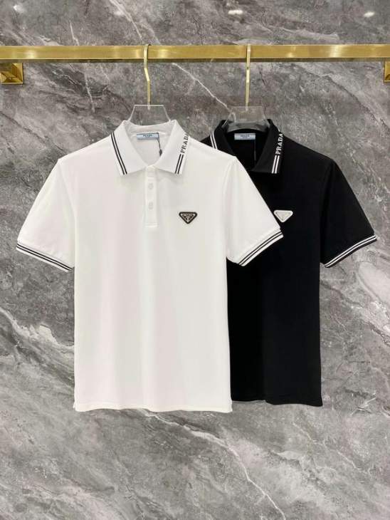 Picture of Prada Polo Shirts Short _SKUPradaM-3XLomtr28525696